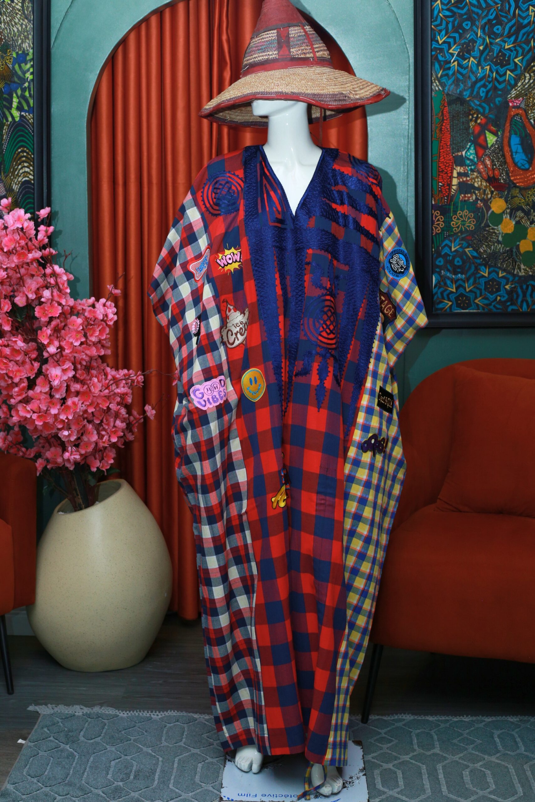 img_6189 Z kaftan (Check Series) - Image 1